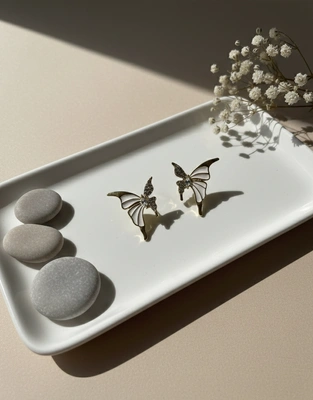 Celeste Butterfly Stud Earrings