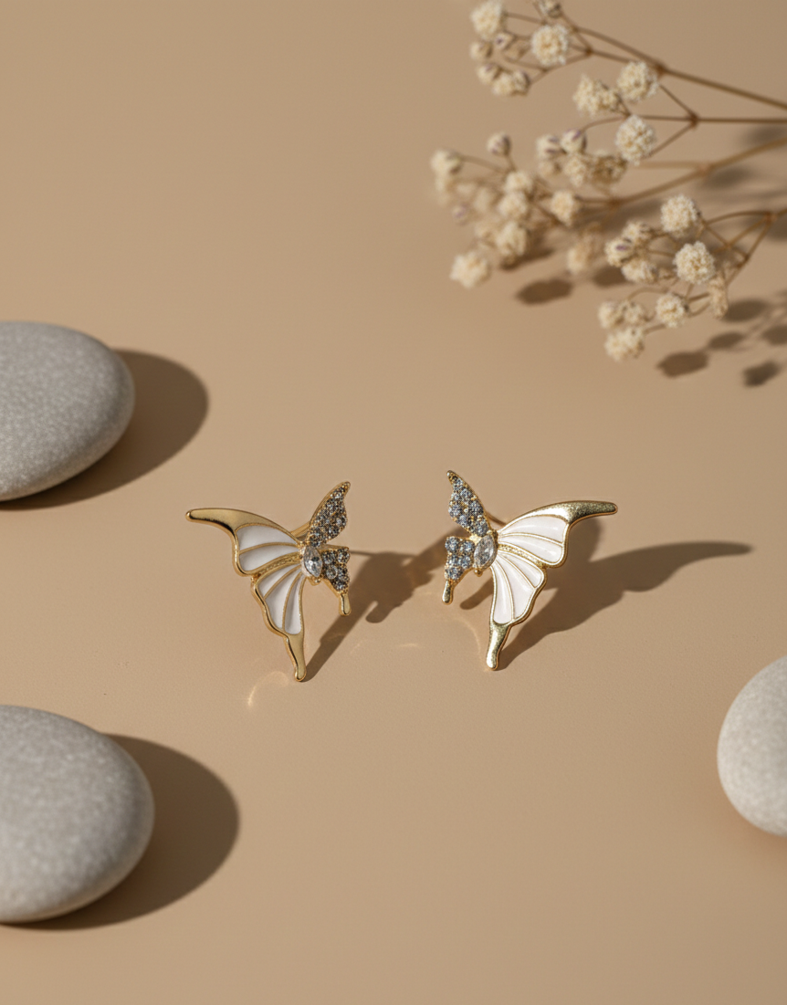 Celeste Butterfly Stud Earrings